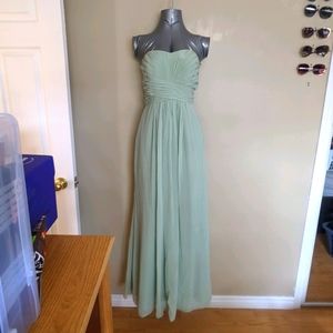 David's bridal mint green dress
